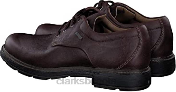 Clarks 0DX8L2919 zapatos de cuero un Tread lo gore-tex marrón oscuro clarks unisexo