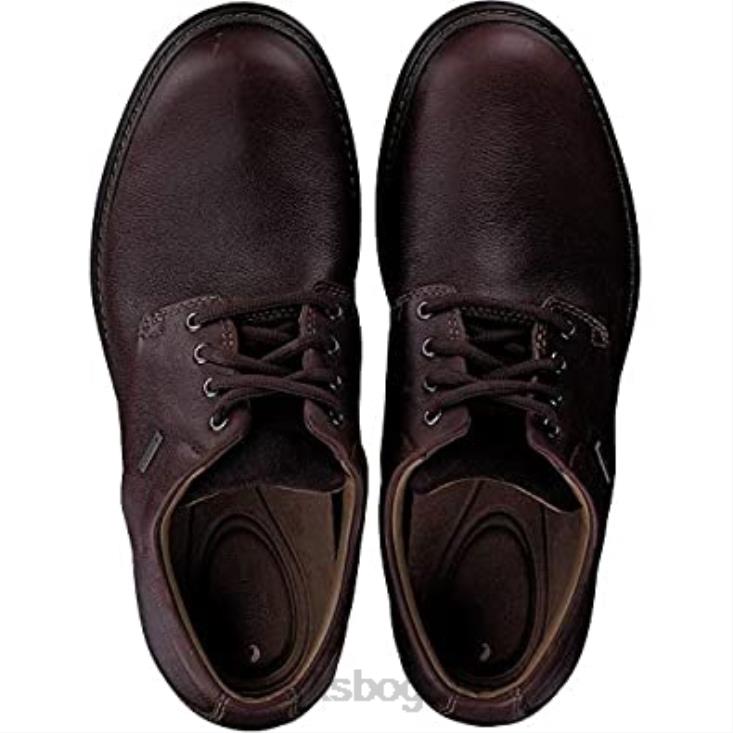 Clarks 0DX8L2919 zapatos de cuero un Tread lo gore-tex marrón oscuro clarks unisexo