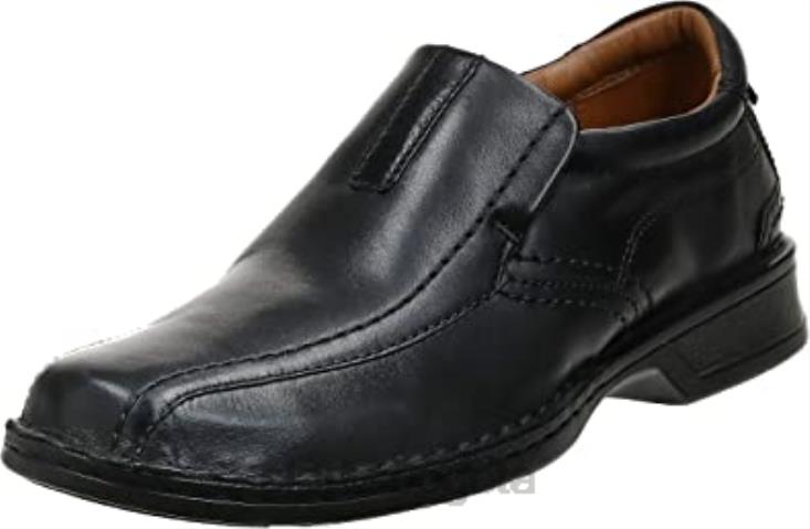 Clarks 0DX8L2928 Mocasines clarks escalade de cuero negro para hombre hombres cuero negro