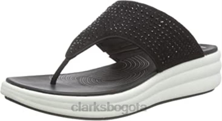 Clarks 0DX8L293 chanclas drift jaunt para mujer clarks negro mujer negro