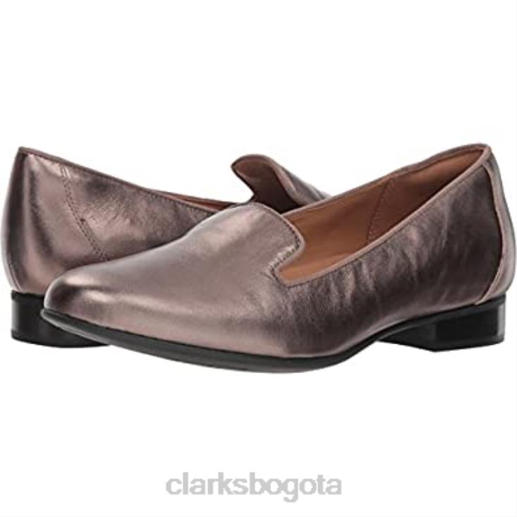 Clarks 0DX8L2930 clarks un blush step para mujer cuero metalizado guijarro mujer cuero metalizado guijarro