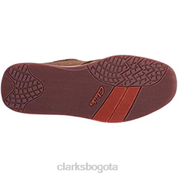 Clarks 0DX8L2932 zapatillas langton lane de nobuk tostado para hombre clarks hombres