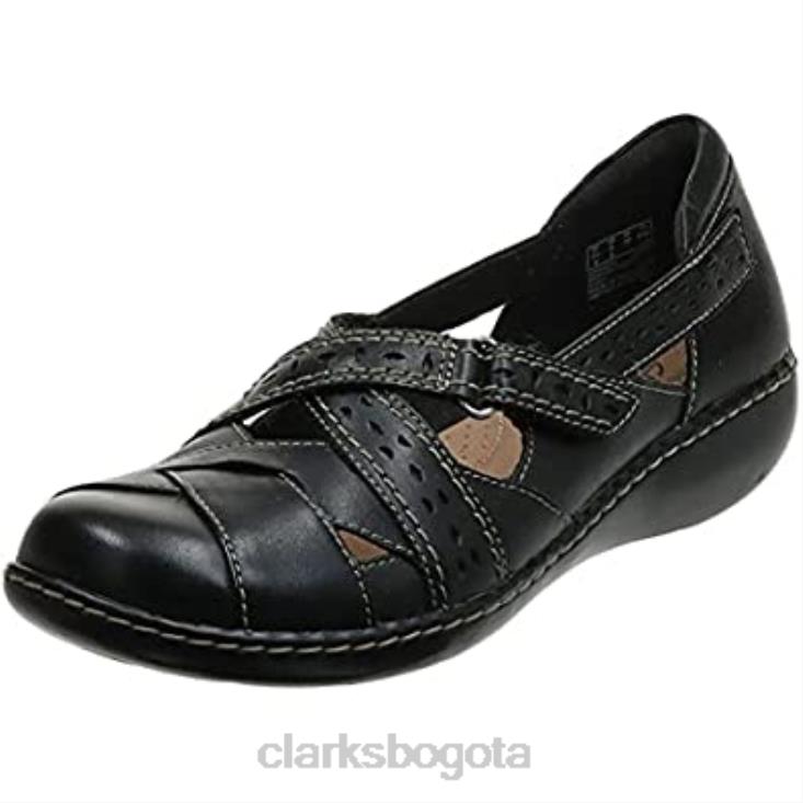 Clarks 0DX8L2935 mocasines sin cordones ashland spq para mujer clarks negro mujer negro