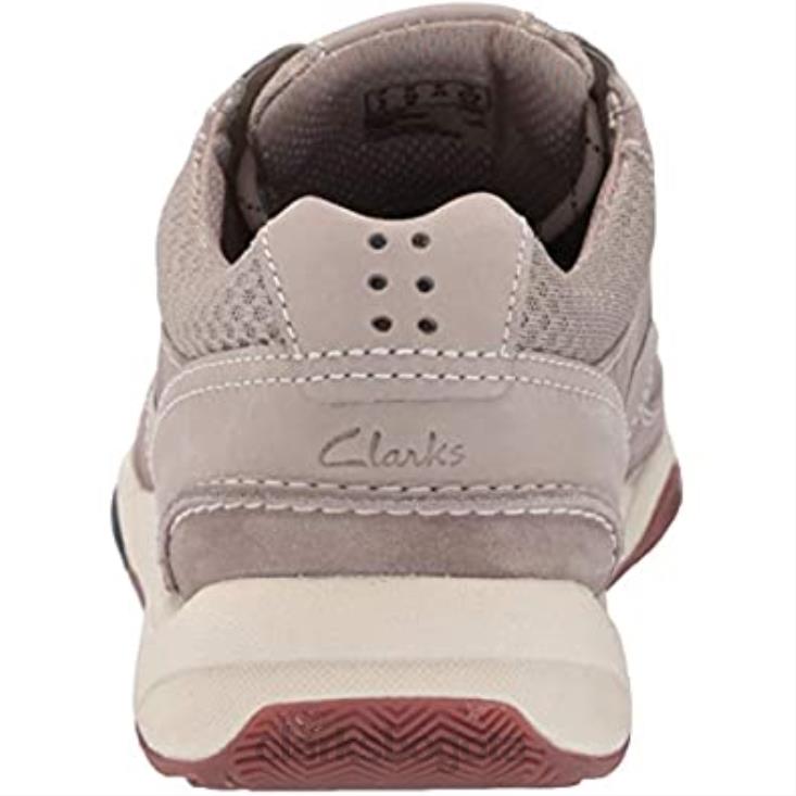 Clarks 0DX8L2936 Zapatilla clarks langton lane de nobuk piedra para hombre hombres