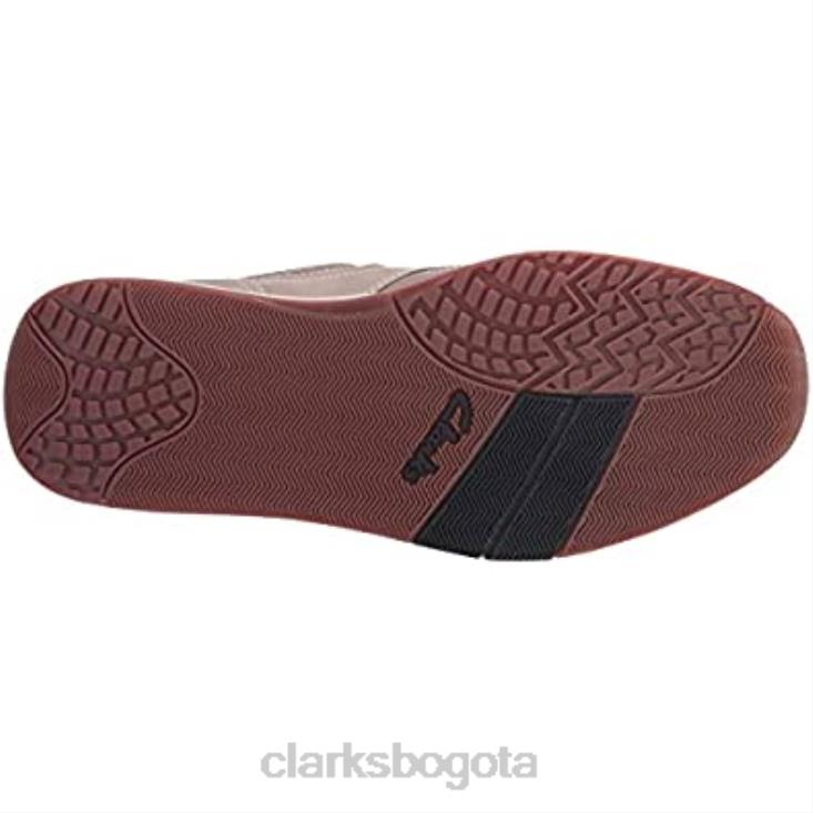 Clarks 0DX8L2936 Zapatilla clarks langton lane de nobuk piedra para hombre hombres