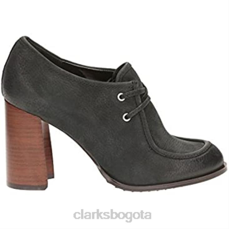 Clarks 0DX8L2939 Zapato clarks mujer cass day nobuk negro mujer