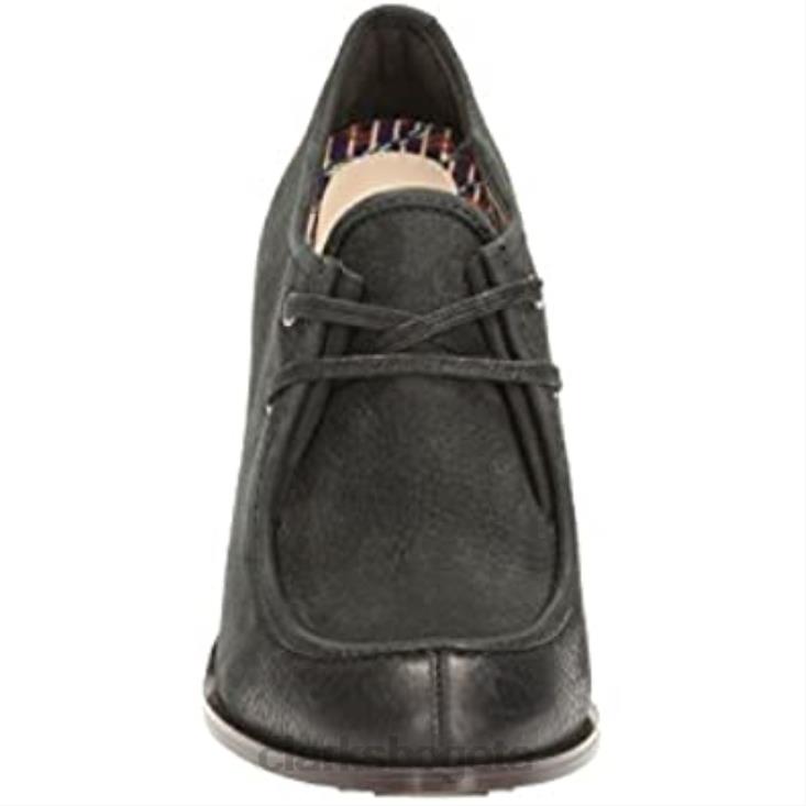 Clarks 0DX8L2939 Zapato clarks mujer cass day nobuk negro mujer