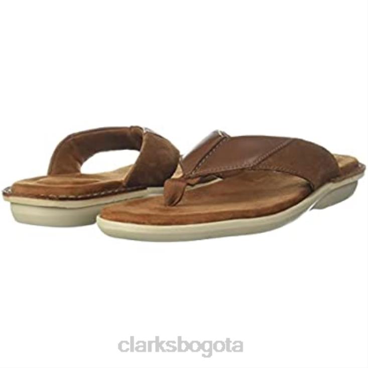 Clarks 0DX8L294 sandalias de cuero ellison easy color tostado clarks unisexo