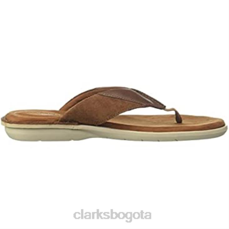 Clarks 0DX8L294 sandalias de cuero ellison easy color tostado clarks unisexo