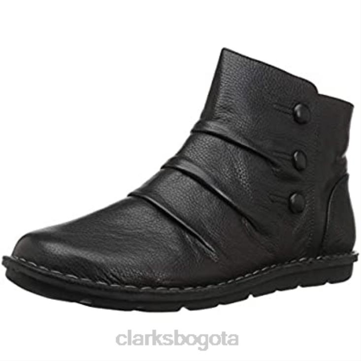 Clarks 0DX8L2940 bota moda mujer janice verna piel negra clarks mujer cuero negro