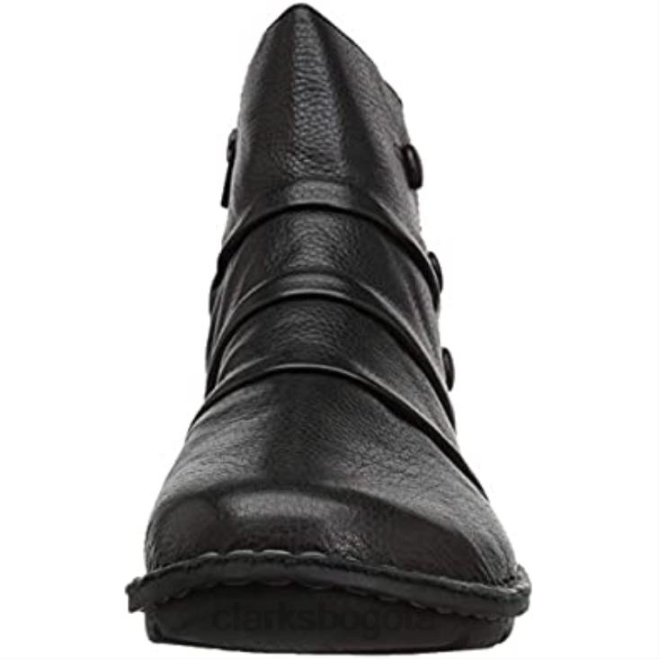 Clarks 0DX8L2940 bota moda mujer janice verna piel negra clarks mujer cuero negro
