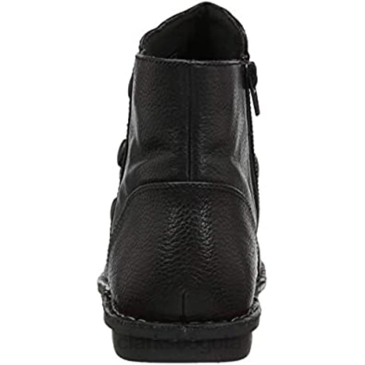 Clarks 0DX8L2940 bota moda mujer janice verna piel negra clarks mujer cuero negro