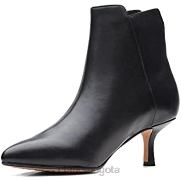 Clarks 0DX8L2941 Botines de tacón de mujer violeta 55 zip black croc ante/piel clarks negro mujer negro