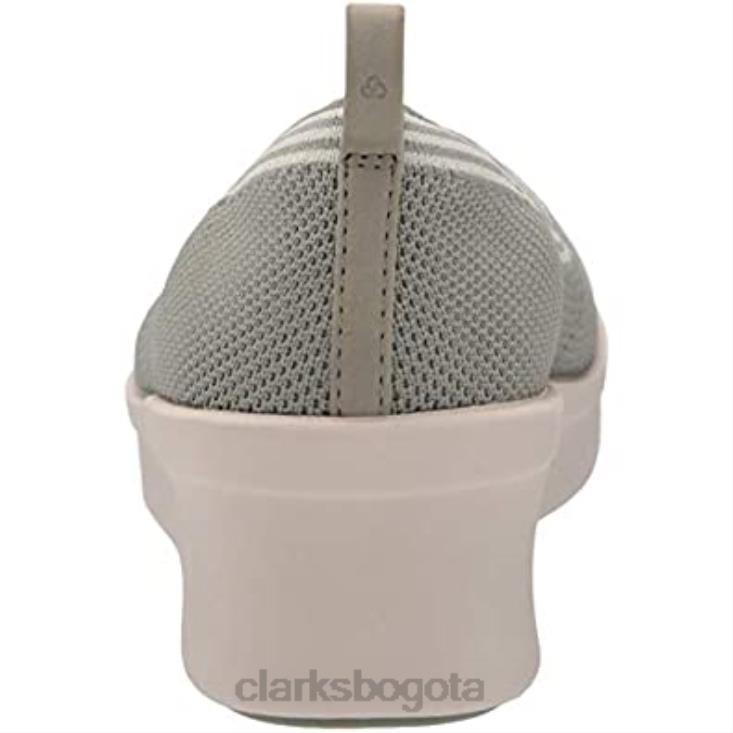 Clarks 0DX8L2945 Zapatos de tacón Clarks Dusty Olive Textile para mujer Step Rose Fern mujer textil oliva polvoriento