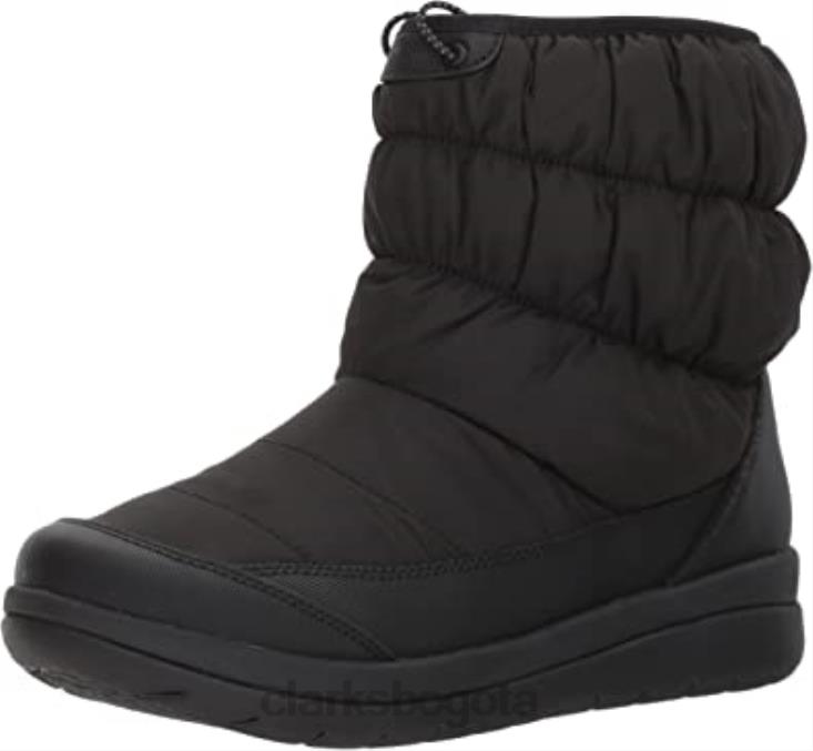 Clarks 0DX8L2947 Botas de nieve Clarks Cabrini Bay para mujer negras mujer negro