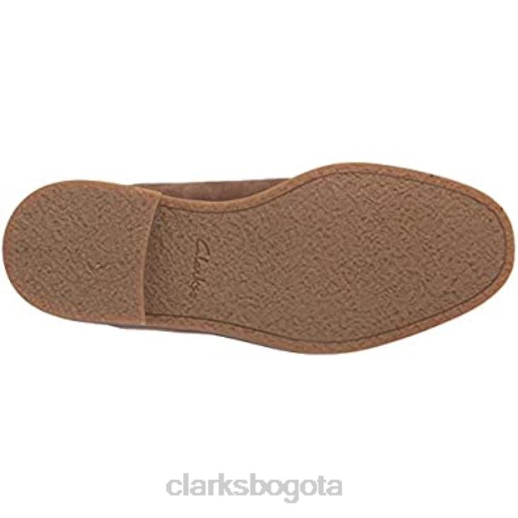 Clarks 0DX8L2950 bota chelsea jaxen para hombre ante color topo clarks hombres gamuza color topo