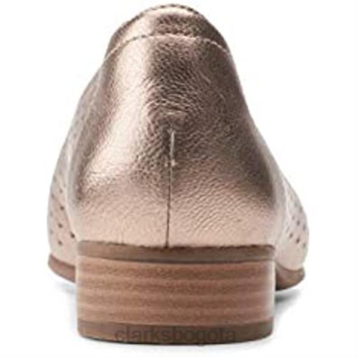 Clarks 0DX8L2952 Bailarinas clarks juliet cedar de piel metalizada para mujer mujer