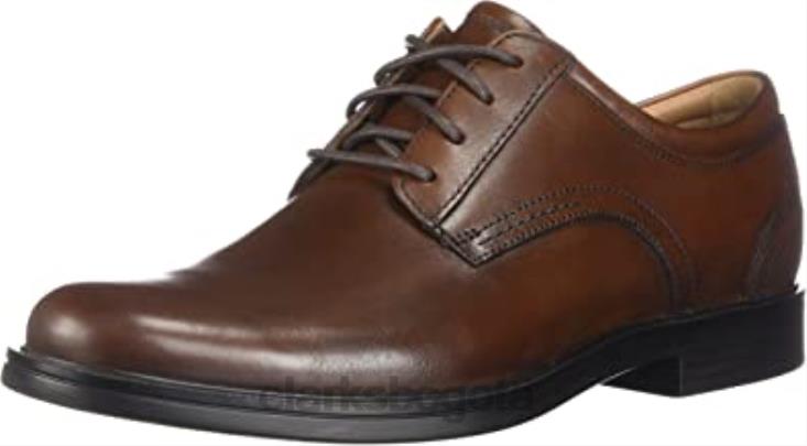 Clarks 0DX8L2957 zapato de encaje un aldric para hombre clarks dark tan lea hombres lea bronceado oscuro
