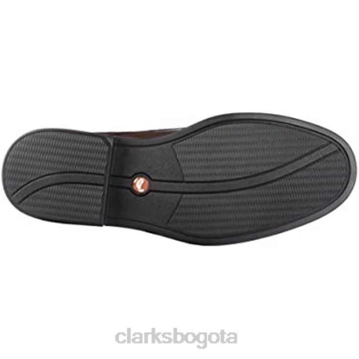 Clarks 0DX8L2957 zapato de encaje un aldric para hombre clarks dark tan lea hombres lea bronceado oscuro