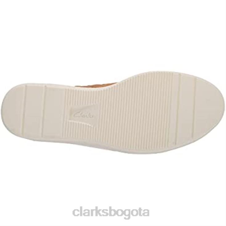 Clarks 0DX8L2960 Botín clarks combi con cremallera layton para mujer color tostado claro mujer combinación bronceado claro