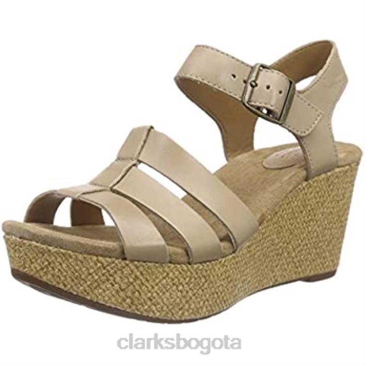 Clarks 0DX8L2962 Sandalias con tacón de cuña Clarks Caslynn Harp para mujer mujer