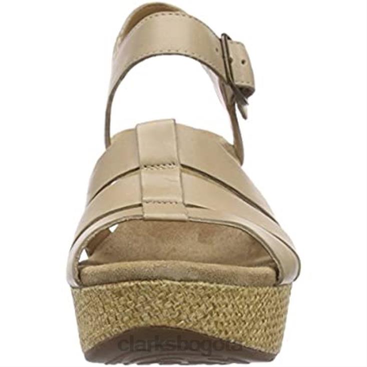 Clarks 0DX8L2962 Sandalias con tacón de cuña Clarks Caslynn Harp para mujer mujer