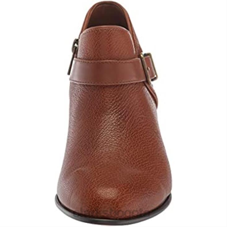 Clarks 0DX8L2964 botas de moda maypearl milla de cuero tostado oscuro para mujer clarks mujer cuero bronceado oscuro