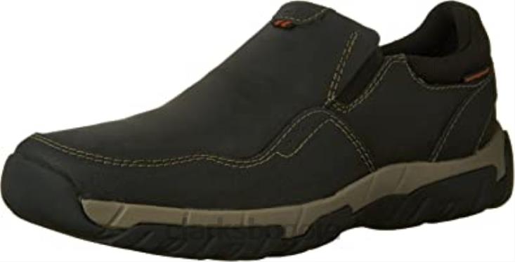 Clarks 0DX8L2967 mocasines sin cordones estilo wallbeck para hombre clarks cuero negro hombres cuero negro