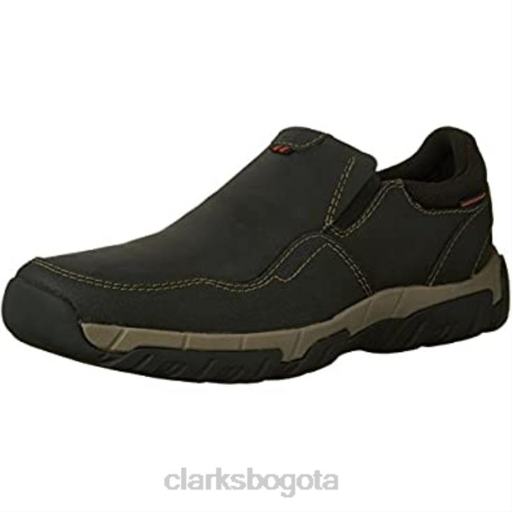 Clarks 0DX8L2967 mocasines sin cordones estilo wallbeck para hombre clarks cuero negro hombres cuero negro
