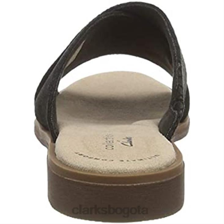 Clarks 0DX8L297 Sandalia clarks declan ivy negra para mujer mujer nubuck negro nubuck negro