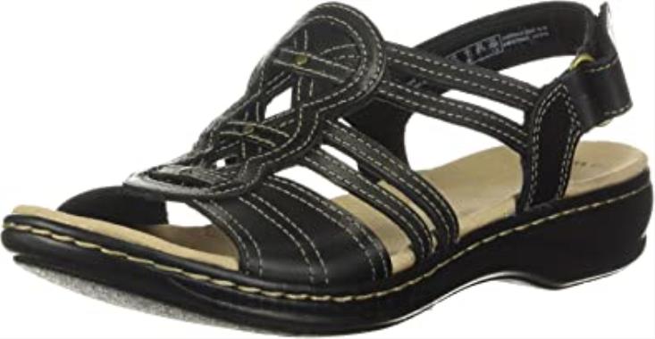 Clarks 0DX8L2972 Sandalia clarks leisa janna mujer piel negra mujer