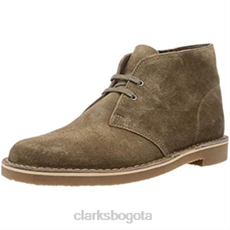 Clarks 0DX8L2976 bota desierto clarks de gamuza arena para hombre bushacre 3 chukka hombres gamuza arena