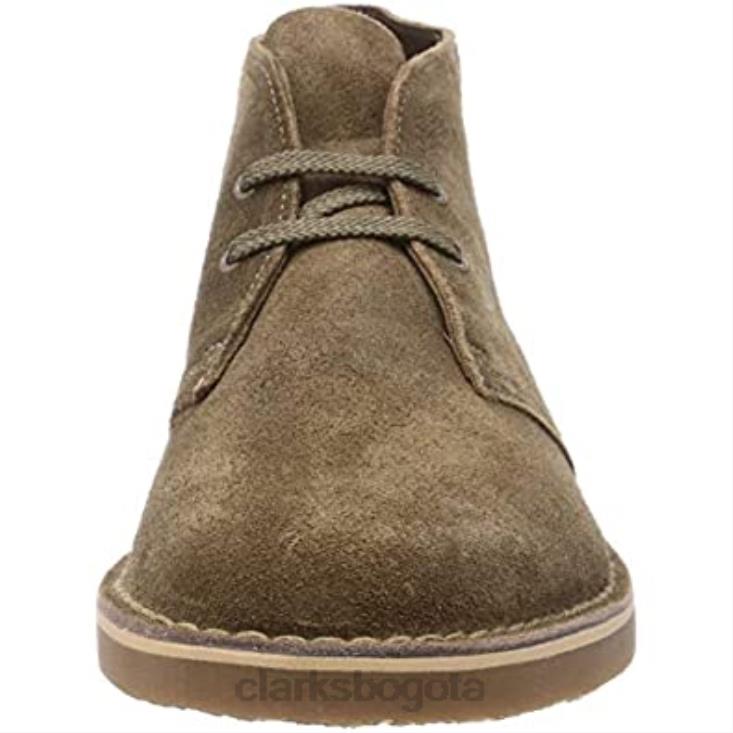 Clarks 0DX8L2976 bota desierto clarks de gamuza arena para hombre bushacre 3 chukka hombres gamuza arena