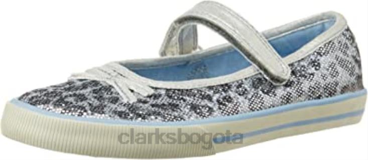 Clarks 0DX8L2978 clarks glamit junior plata unisexo plata