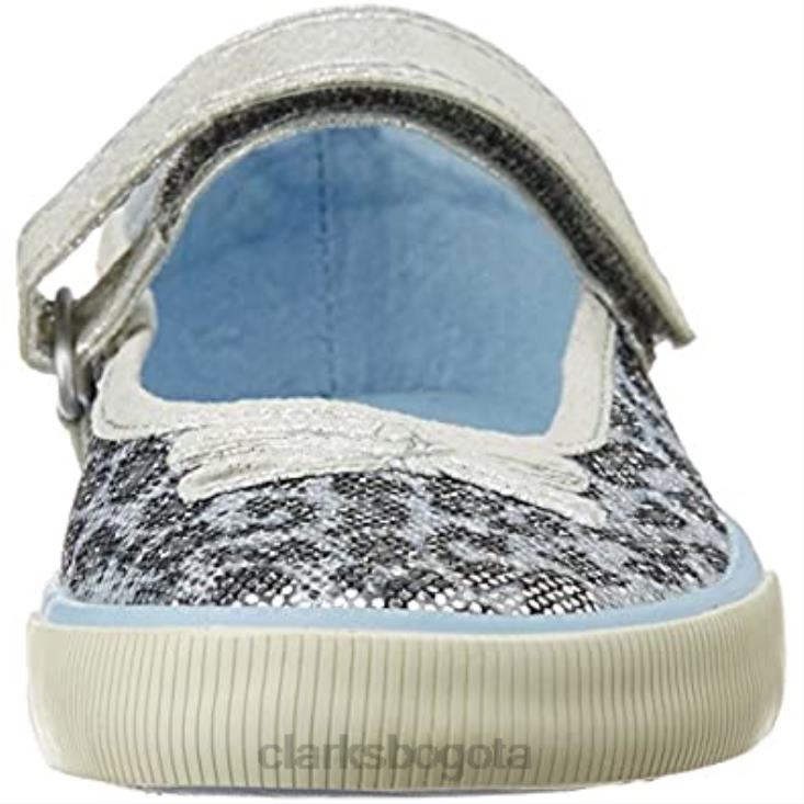 Clarks 0DX8L2978 clarks glamit junior plata unisexo plata