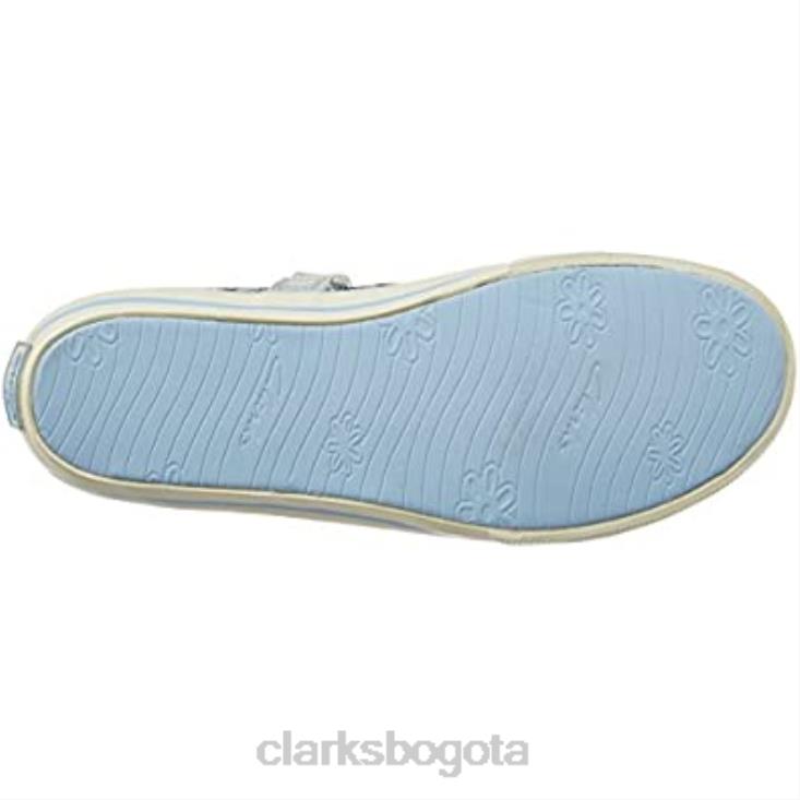 Clarks 0DX8L2978 clarks glamit junior plata unisexo plata