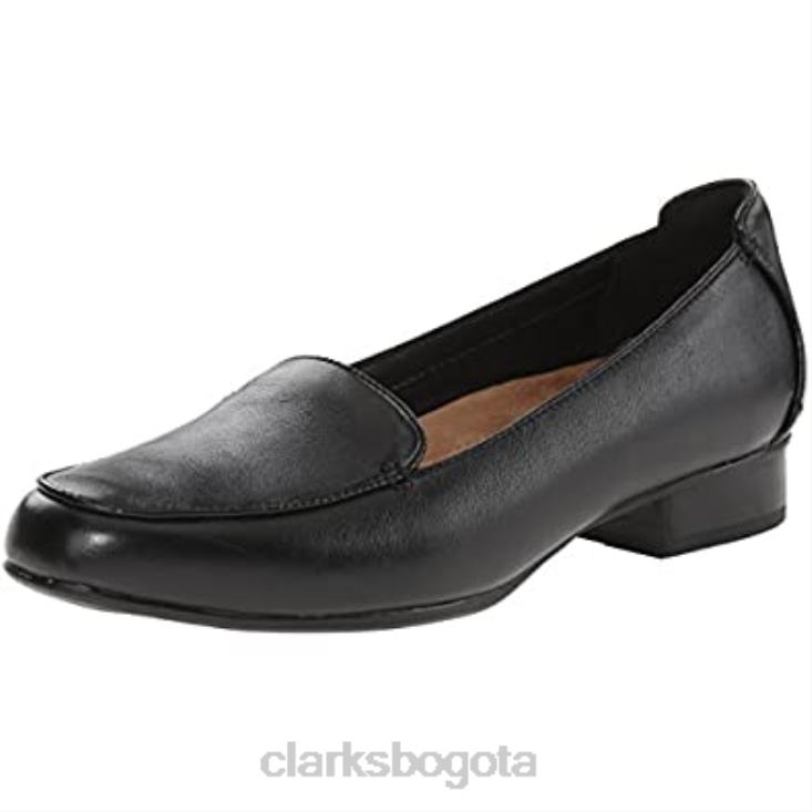 Clarks 0DX8L2981 mocasines clarks keesha luca con puntera cerrada para mujer de cuero negro mujer cuero negro