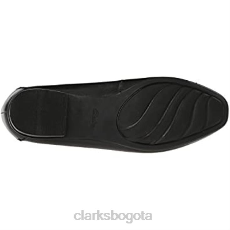 Clarks 0DX8L2981 mocasines clarks keesha luca con puntera cerrada para mujer de cuero negro mujer cuero negro