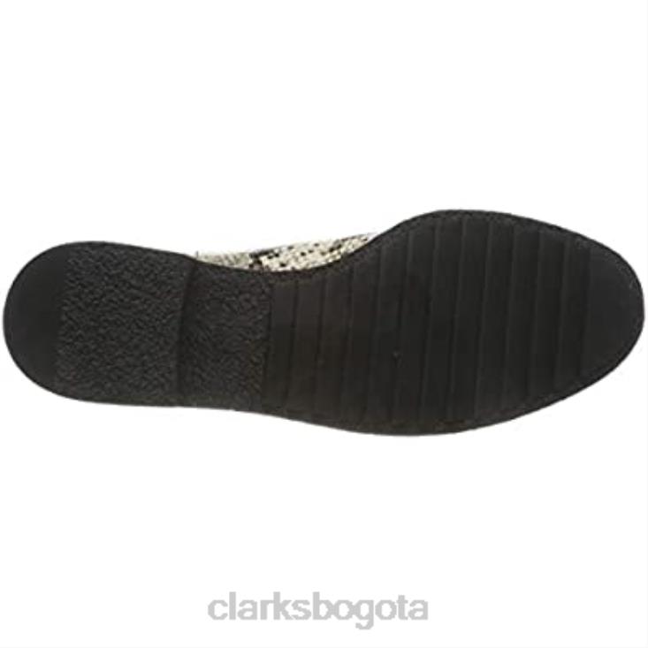 Clarks 0DX8L2982 botas chelsea griff plaza para mujer serpiente gris topo serpiente topo clarks mujer serpiente gris topo serpiente topo