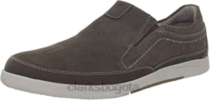 Clarks 0DX8L2989 mocasines clarks vulcan remus para hombre verde hombres
