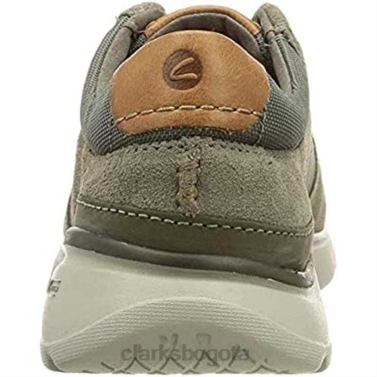 Clarks 0DX8L2991 zapatillas clarks gaskill vibe para hombre combi gris oscuro hombres combinado gris oscuro