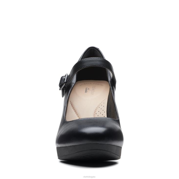 Clarks 0DX8L2997 clarks ambir brillo cuero negro mujer cuero negro