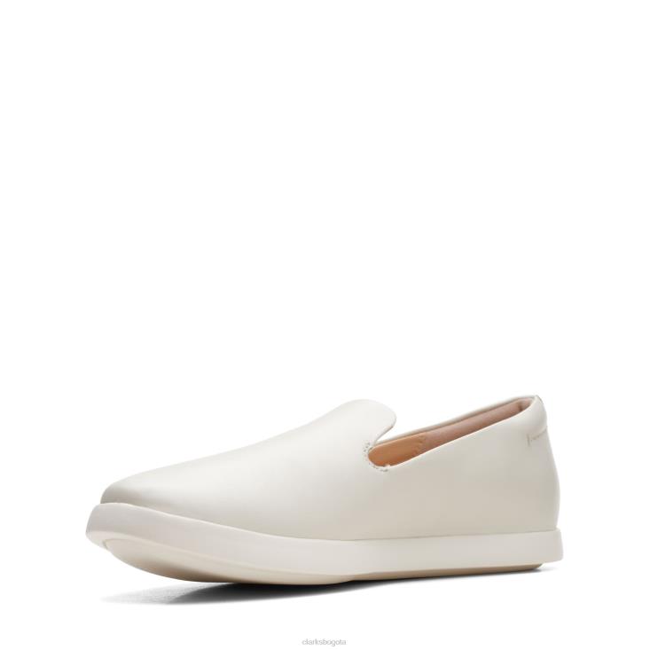 Clarks 0DX8L2999 ace lite lo clarks cuero blanco mujer cuero blanco