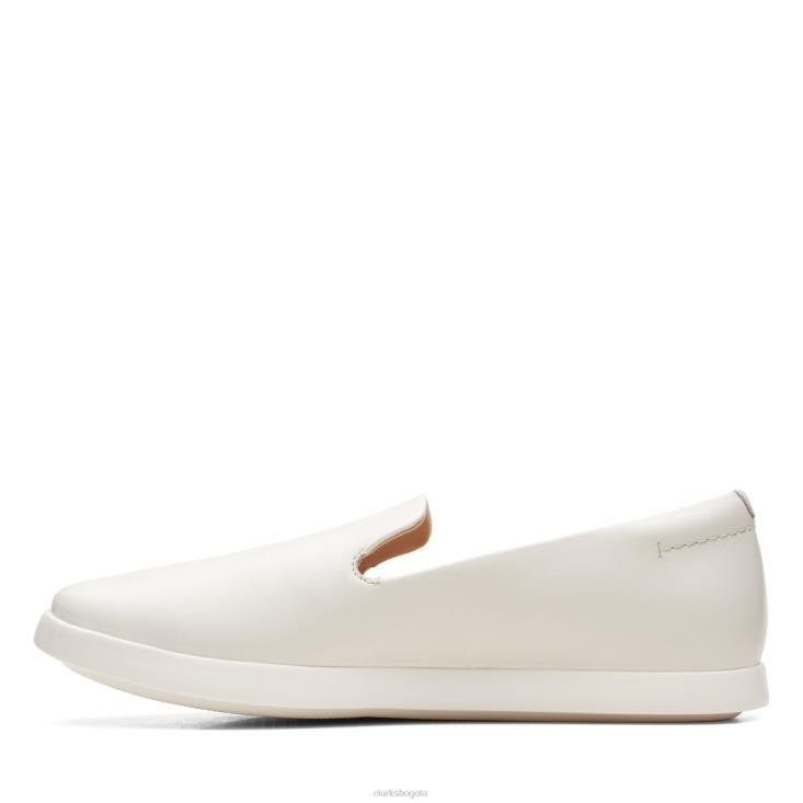 Clarks 0DX8L2999 ace lite lo clarks cuero blanco mujer cuero blanco