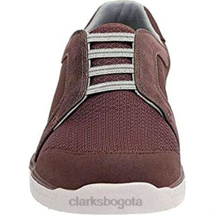 Clarks 0DX8L3 Zapatilla clarks mckella morris de mujer de nobuk sintético berenjena mujer nubuck sintético berenjena