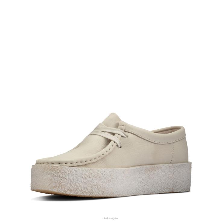 Clarks 0DX8L3000 taza clarks wallabee mujer nubuck blanco