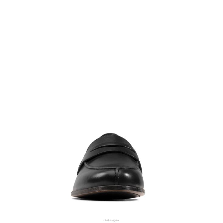 Clarks 0DX8L3002 mocasines clarks hamble cuero negro mujer cuero negro