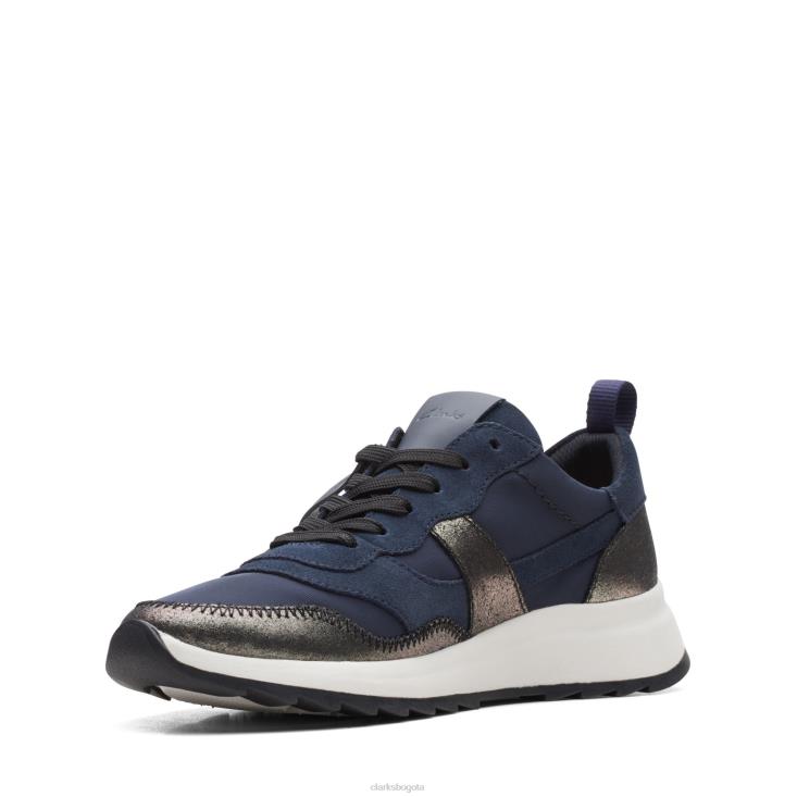 Clarks 0DX8L3005 clarks dash lite jazz marino combi mujer combinado azul marino