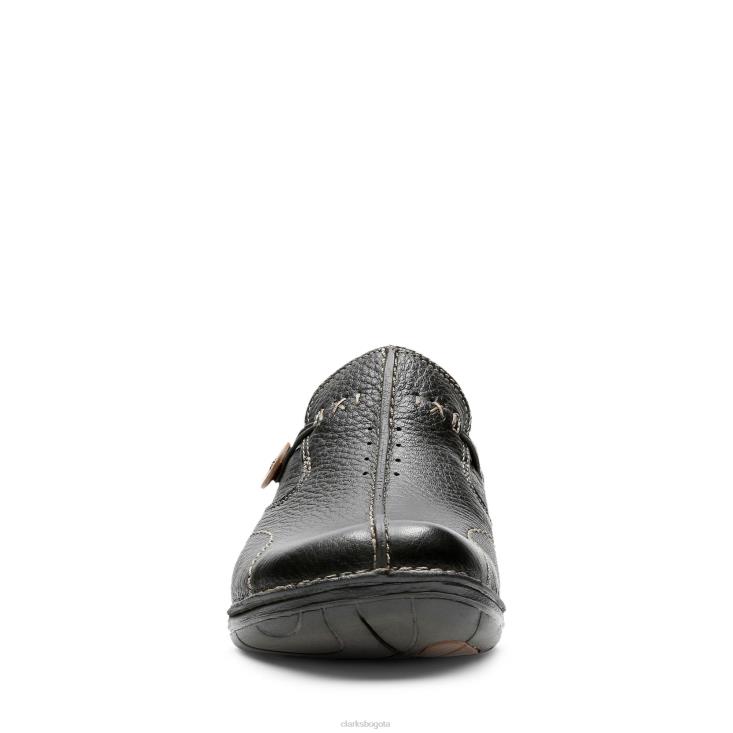 Clarks 0DX8L3007 clarks cuero negro un loop mujer cuero negro