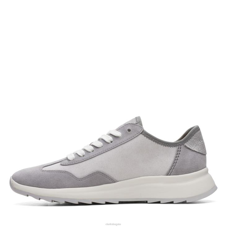 Clarks 0DX8L3014 clarks dash lite lo gris combi mujer combinado gris